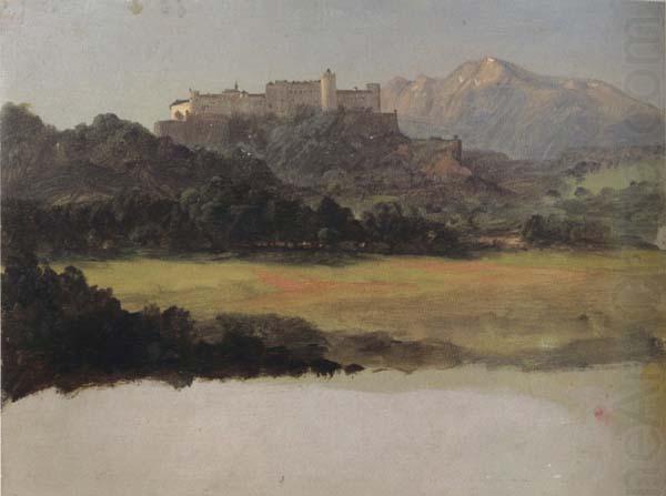 Frederic E.Church Salzburg,Austria,View of the Castle china oil painting image